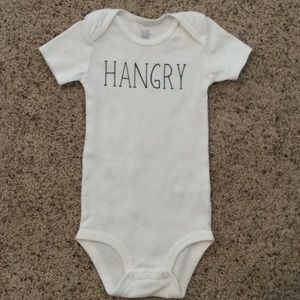 💎5 for $10! 
White Hangry Onsie